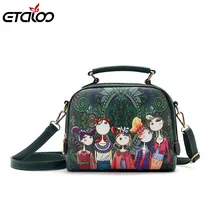 Дизайнерские Роскошные брендовые сумки из искусственной кожи, сумка на плечо, женская сумка, женская сумка с принтом, милые женские сумки