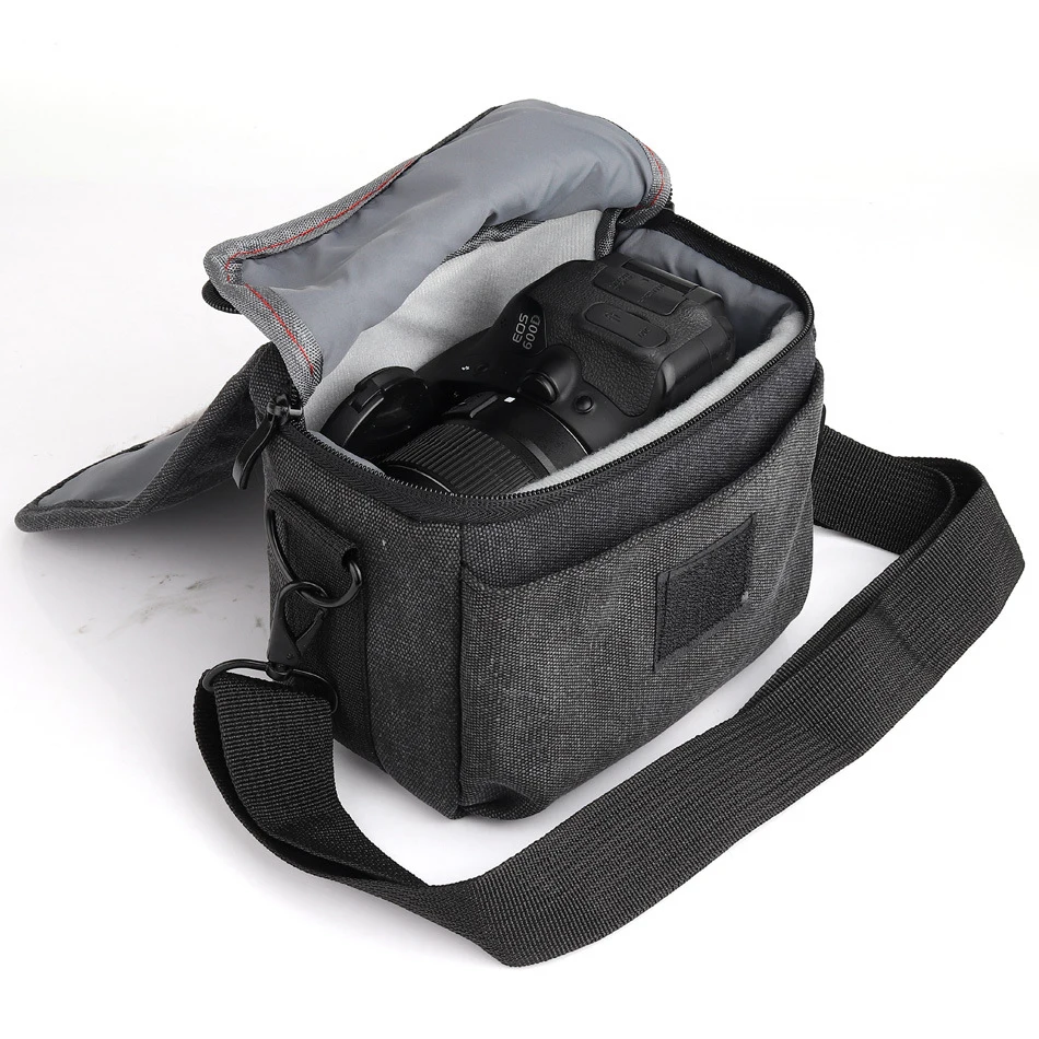 DSLR сумка через плечо для камеры weivepro, Холщовая Сумка для зеркальной фотокамеры, чехол для объектива, противоударные сумки для цифровой камеры для Olympus PEN PEN-F E-PL8