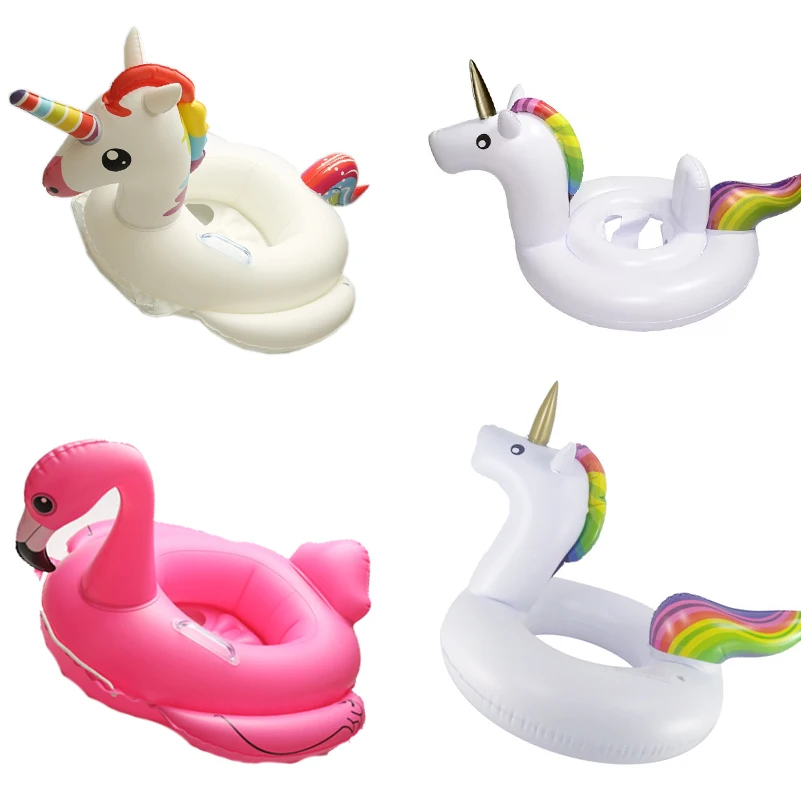 

Flamingo Unicorn Swimming Ring Baby Inflatable Swimming Seat Float Pool Float Water Fun Pool TubeToy Swim Ring Seat Boat