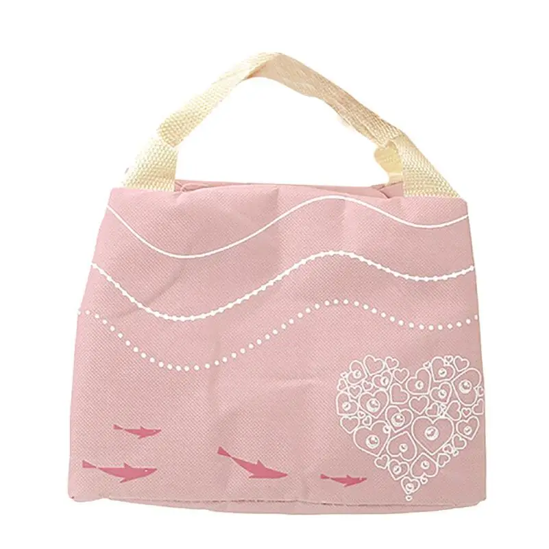 NEW Pattern Cute Underwater World Insulation Pack Waterproof Canvas Portable Lunch Bag cocina organizador