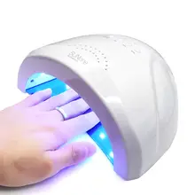 48 W LEDs de Luz Lâmpada UV Do Prego Secador Polonês 28 5S 60 30 S S Secagem Unha & Unha Gel cura Nail Art Secador de Manicure para Sunone(China)