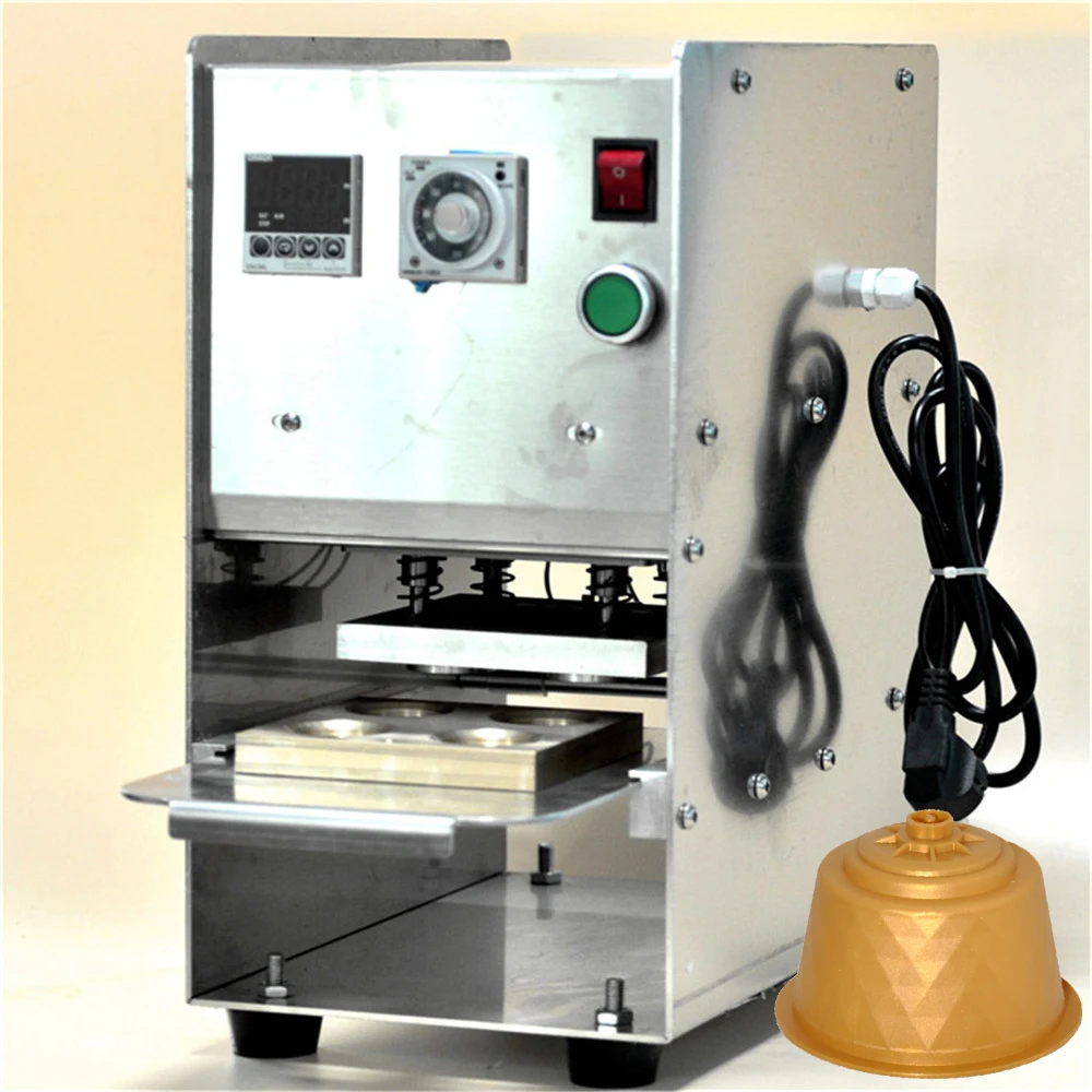 Dolce Gusto Coffee Capsule Top Sealer Manual Heat Seal Machine Semi automatic Sealing System