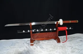 

41 Inch One piece Trafalgar D. Water Law Sword Surgeon of Death Anime Cosplay Prop ninja Free shipping real sword can cut