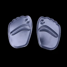 Женская 4D силиконовая гелевая подушечка под стопу г. Модная прозрачная Нескользящая обезболивающая Утепленная обувь на высоком каблуке, новинка