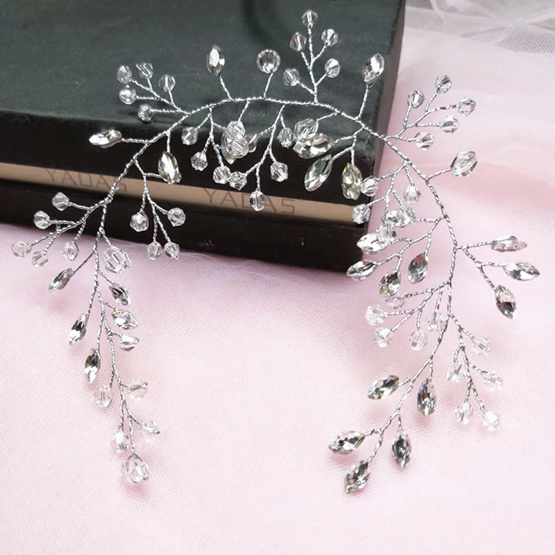 

Women Pearl Hair Combs Wedding Hair Accessories Hair Pin Rhinestone Tiara Bridal Clips Crystal Crown Bride Hair Jewelry Gifts