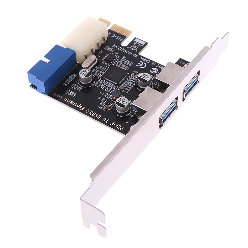PCI express USB 3,0 2 порта передняя панель с адаптером карты управления 4 Pin и 20 pin 1 шт