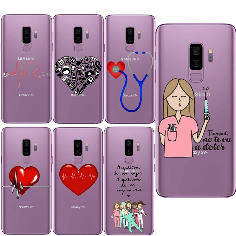 

Nurse Medical Medicine Health Heart Phone Case cover silicone TPU cover For Samsung S6 S7 S8 S6Edge S8Plus NOTE9 2 3 4 5 8