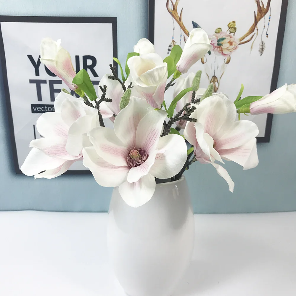 

Klonca Mini Natural Silk Flower 36cm 1pc Artificial Flower Fake Flower Magnolia Flower Home Party Decoration