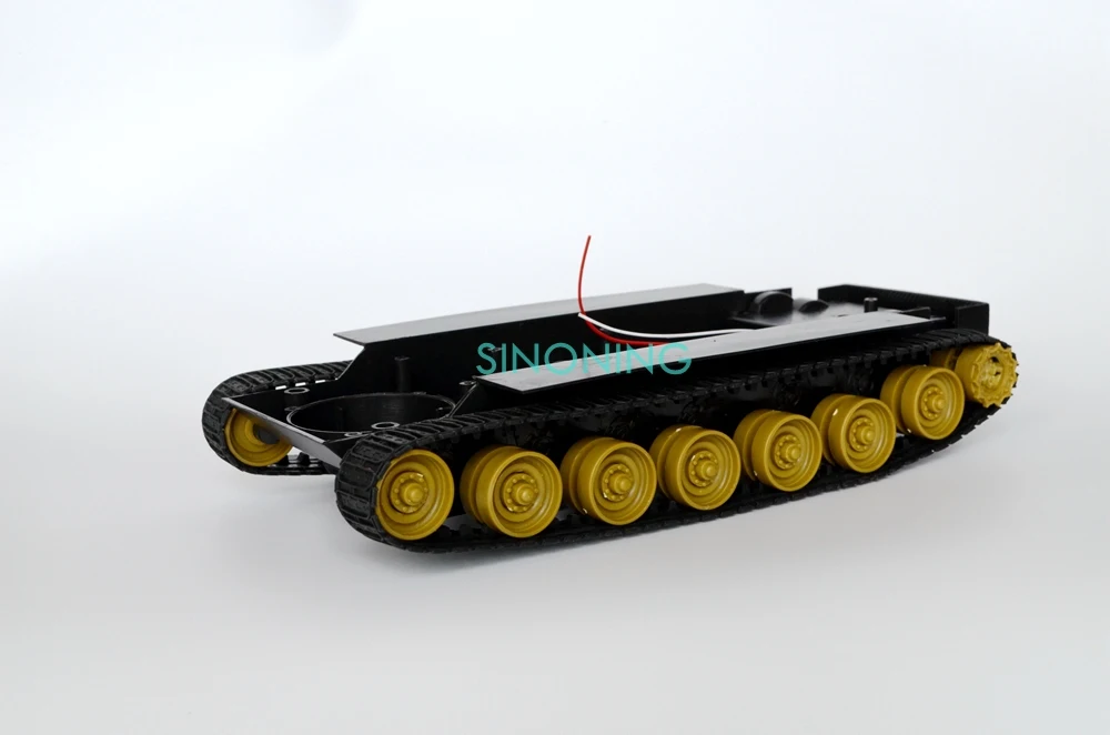 Cheap Big Smart Robot Tank Chassis Kit diy robot chassis track tank full set track Yellow with two motor VIDEO for Arduino цена Cheap Big Smart Robot Tank Chassis Kit diy robot chassis track tank full set track Yellow with two motor VIDEO for Arduino цены онлайн