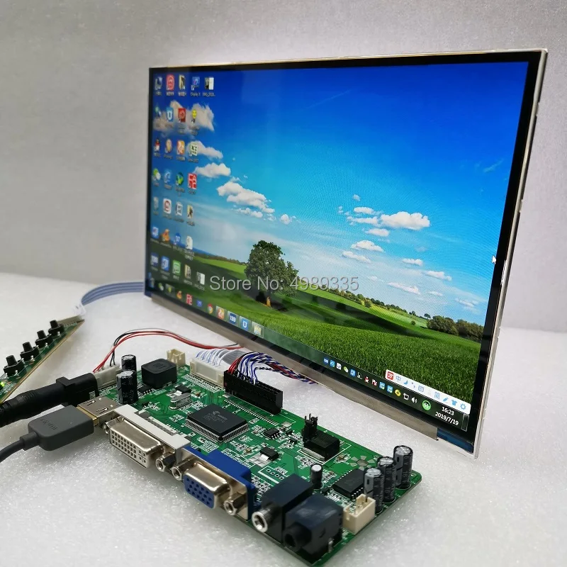 

10.1 inch high definition bright advertising monitoring game display driver module kit HDMI DVI VGA IPS1366X768