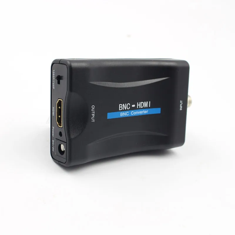 Deror Convertidor BNC a HDMI Convertidor BNC a HDMI Pantalla HD 1080P/720P Adaptador de Video Monitor de vigilancia 