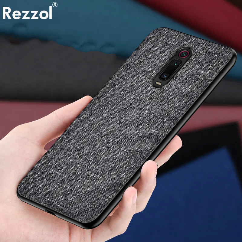

Cloth Hard PC Case For Xiaomi Mi 9T Redmi K20 Pro Case Soft TPU Frame Back Cover For Xiaomi Redmi K20 MI 9T Pro Case Fundas