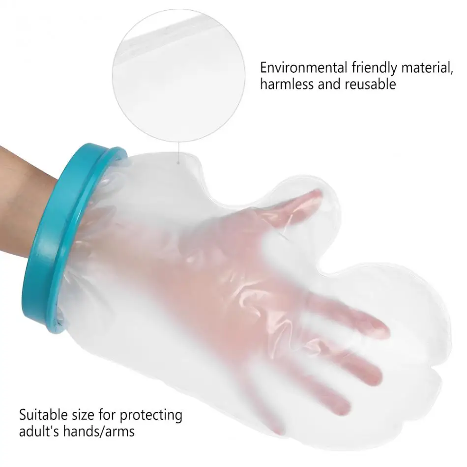 

Waterproof Arm Protector Adult Sealed Cast Bandage Protector Wound Fracture Hand Arm Cover for Shower Bath Care