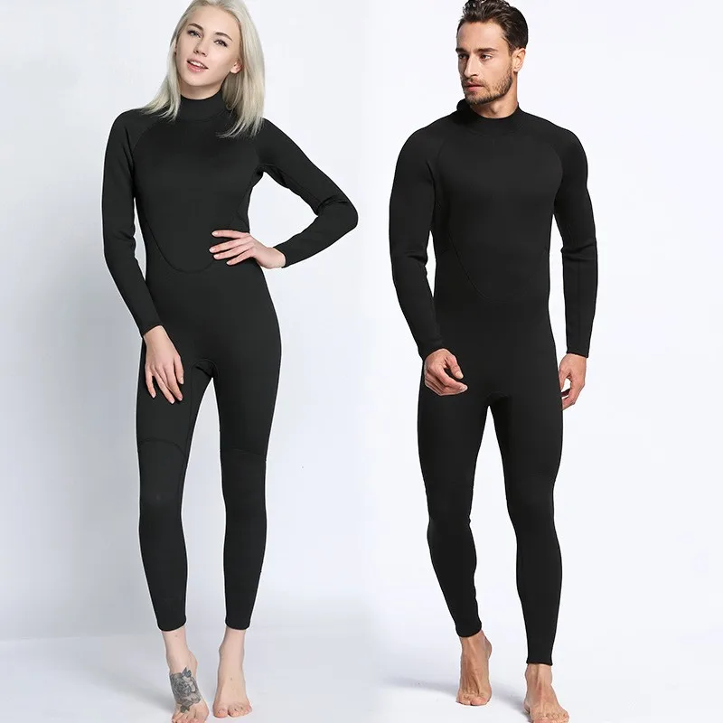 Men Thermal 2mm Diving Suits One Piece Ladies Black Rash Guard Beach