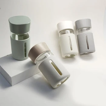 

Cute Portable Small Glass Water Bottle Large Jars Glass Drinking Jars Goblet Cam Bardak Kettle Copas De Vidrio Water Cup 50M1025
