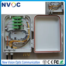 16 ядер Волоконно-Оптический FTTH коробка материал АБС-пластик FTTH распределительная коробка адаптер PLC сплиттер выбор без волоконно-оптический сплиттер