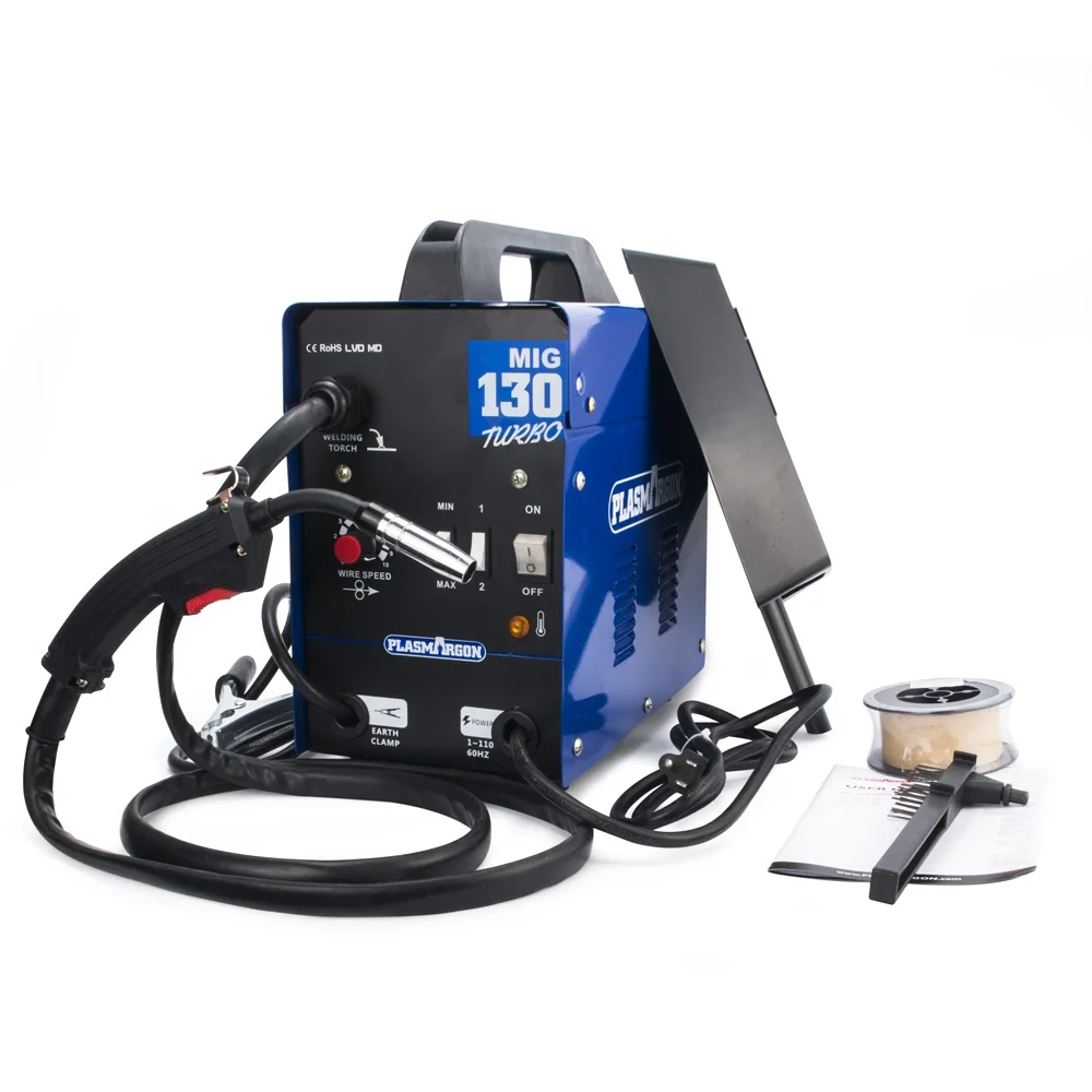Flux Core Welder 110 Volt Mig Welding Machine Auto Wire Feed Portable Gesless