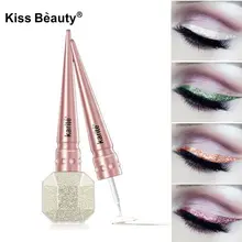 1 шт. Алмазная жидкая подводка для глаз карандаш перламутровый мерцающий металлический пигмент долговечный легко носить подводка для глаз палочка Макияж инструмент 6 цветов