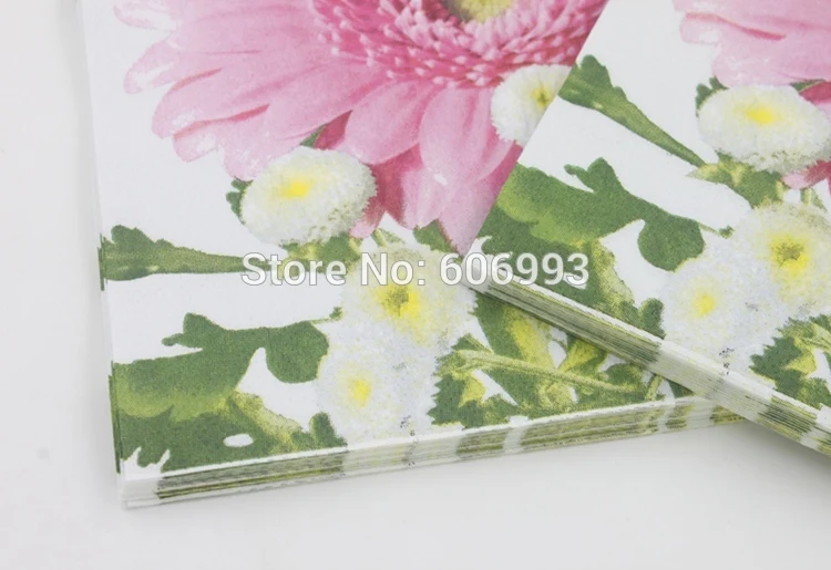 [RainLoong] цветочные бумажные салфетки с рисунком подсолнуха цветочные для мероприятий и вечеринок Поставки ткани 33*33 см 20 шт./упак./лот