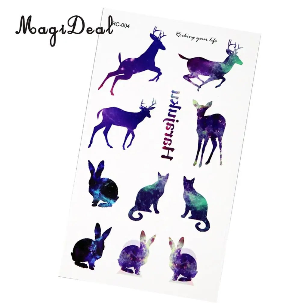 1 Sheet Doll Skull Body Decal Stickers Pattern for 1/6 Blythe Dolls DIY Making
