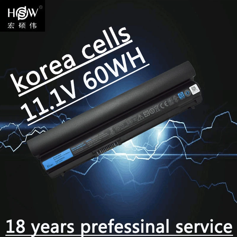 

HSW battery 11.1V 60WH For DeLL Latitude E6120 E6220 E6230 E6320 E6330 E6434s bateria akku