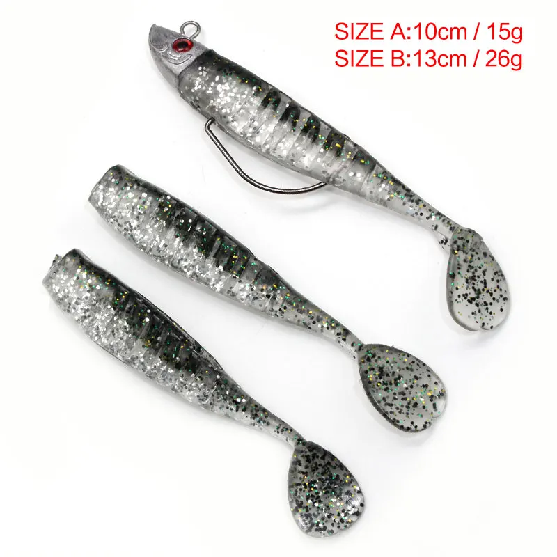 

Fishing Lure 10cm~13cm Multi Jointed Bait Lures Bass Swimbait Soft Jig Fishing Tackle Wobblers Crankbait Pesca