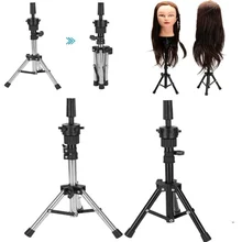 Регулируемый парик стенд легкий вес плесень головной Дисплей Держатель professional волос держатели зажимов Прочный парик подставки для салона применение