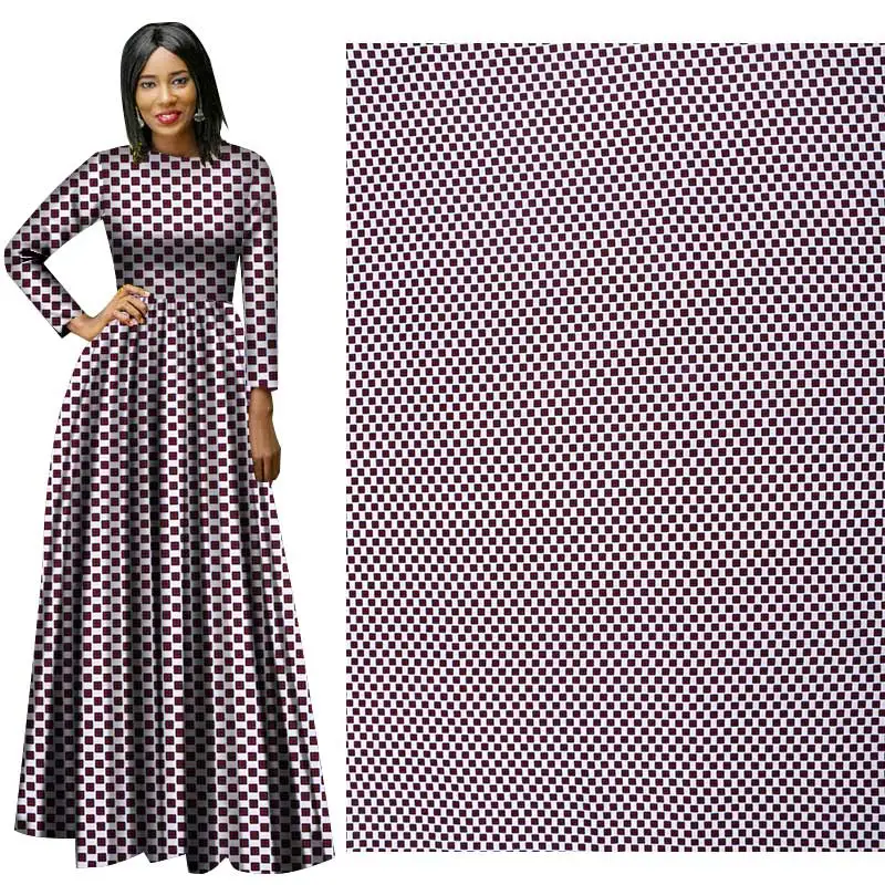 

Me-dusa 2019 New Latest African Print Wax Fabric 100% Polyester Hollandais Wax DIY Dress Suit cloth 6yards/pcs high quality