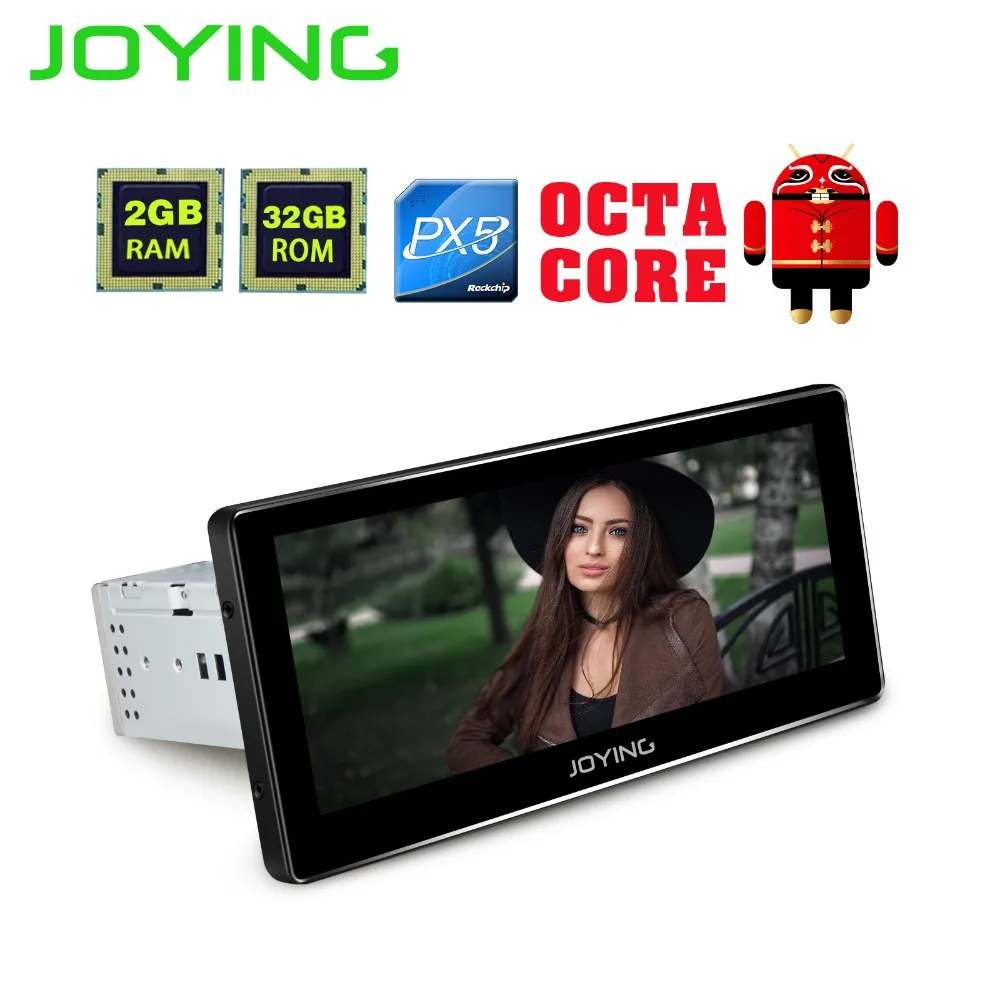 Alegría 8,8 pulgadas Android 8,0 Auto Radio estéreo solo 1 din Octa Core coche Universal reproductor de medios HD capacitiva 2 GB + 32 GB unidad de cabeza