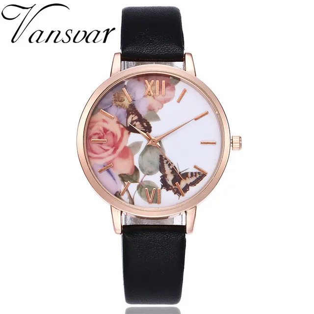 Vansvar Brand Fashion Quartz Watch Casual Women Butterfly Wristwatch Luxury Brac Vansvar Brand Fashion Quartz Watch Casual Women Butterfly Wristwatch Luxury Brac