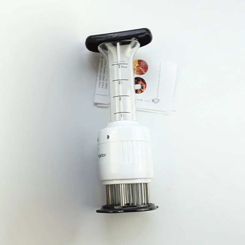 Stainless Steel Meat Marinade Injector Barbecue Seasoning Injectors Meat Tenderizer Kitchen Gadgets BBQ Cooking Tools Viande
