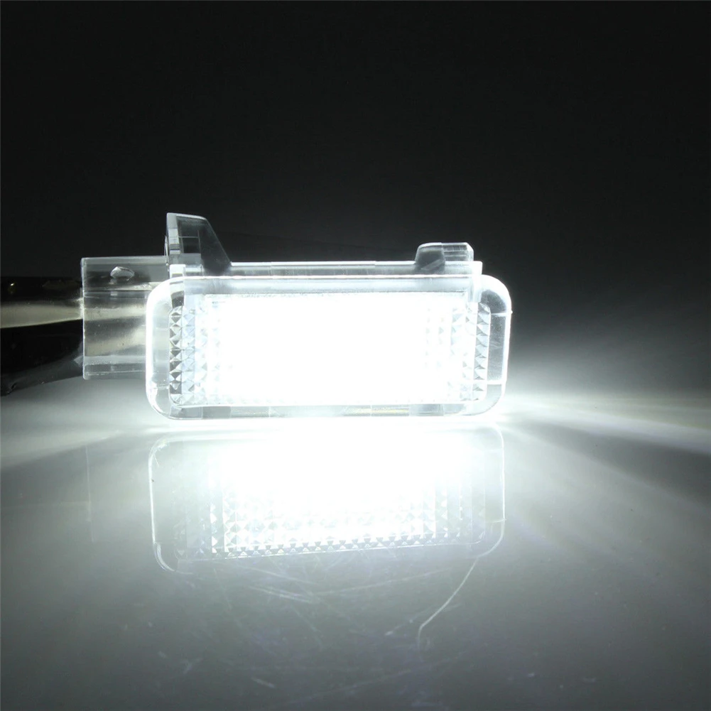 

2Pcs LED Interior Light LED Light Door Courtesy Footwell Luggage Lamp For AUDI SKODA Lambo