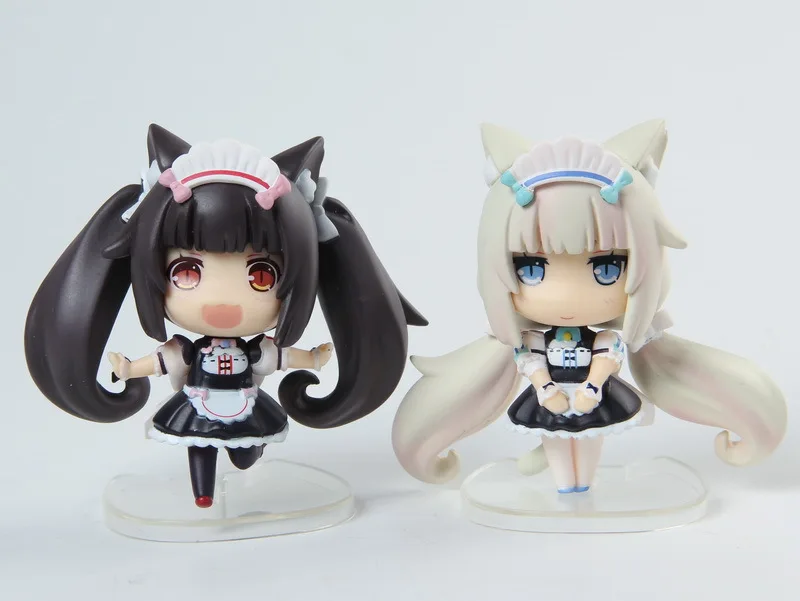 GZTZMY NEKOPARA шоколад ваниль азуки кокосовый клен Корица Q версия ПВХ Фигурки