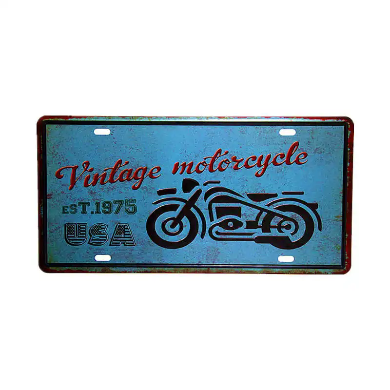 Металлическая жестяная вывеска для автомобиля, трасса 66, вывеска в ...