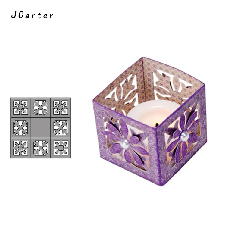 

JCarter 3D DIY Hollow Lace Box Metal Cutting Dies Stencils Scrapbooking Embossing Folder Paper Cards Maker Handmade Album Crafts