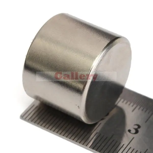 Super Strong Round Cylinder Fridge Magnet 25x20mm Rare Earth Neodym N52 