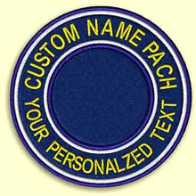 Оригинальные нашивки, низкая цена, вышитые нашивки с именами, дешевая индивидуальная вышитая круглая нашивка