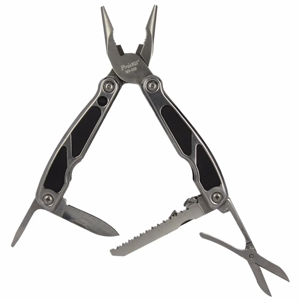 

Free Shipping Pro'skit MS-526 12-in-1 Multi-Toolkit Knive Set Scissor Screwdrivers Multifunctional Hand Tools Knife Set Cutter