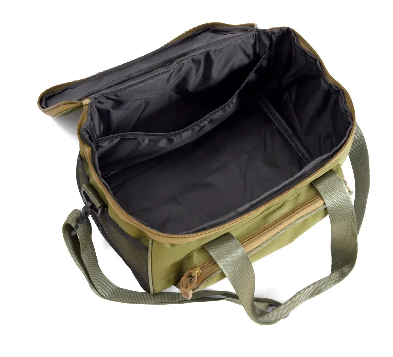 Bolsa de Pesca Pano ao ar Quadrado Lona Isca Crossbody Oxford Livre Fotografia Pesca Equipamento Frete Grátis 42 Cheap Bolsas de pesca