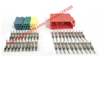 

5 Sets Universal Female ISO Radio connector ISO Adapter Connector car radio connector iso connector for car for VW Audi Skoda