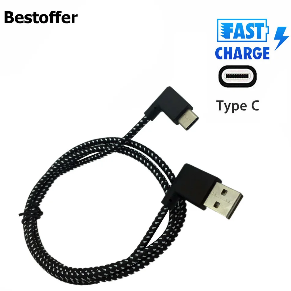 Type C 90 градусов под прямым углом USB 3 1 Быстрая зарядка и синхронизация данных