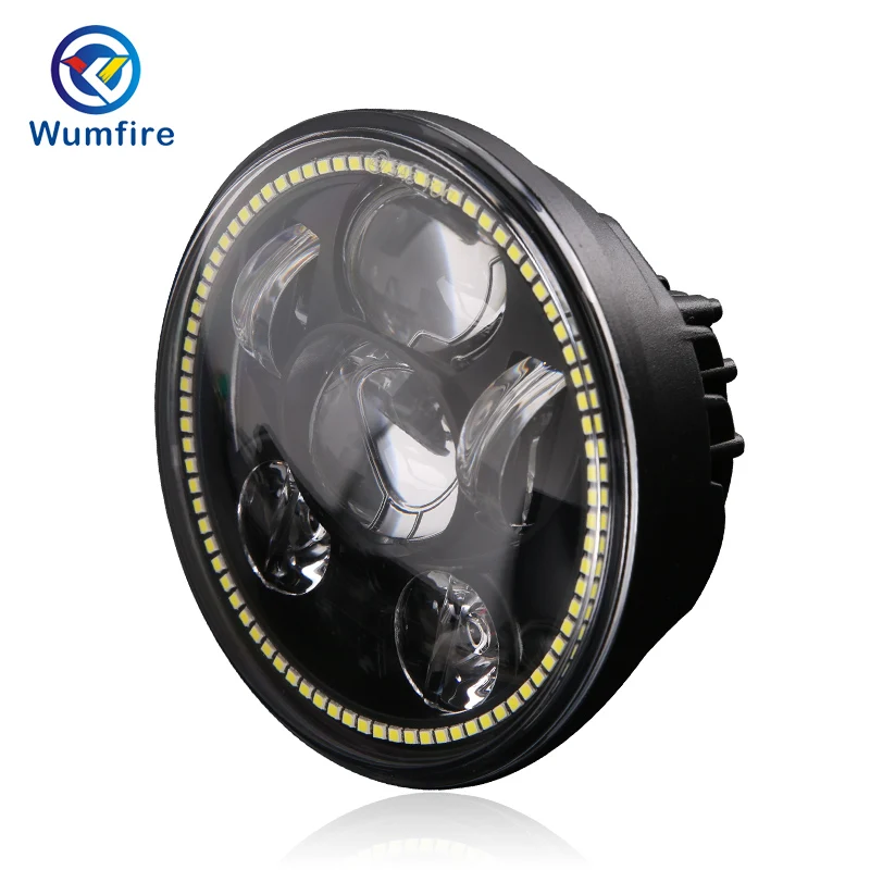 

DRL DOT EMARK Mark Harley 5 3/4" Led Headlight 5.75" Projector LED Headlight for Motorcycles Harley 48 Sportster