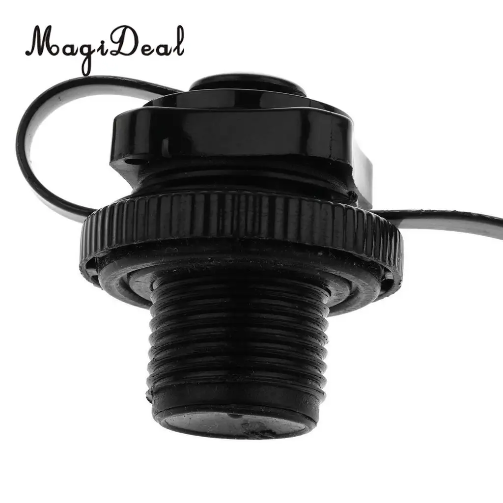MagiDeal Hot Sale Plastic Screw Air Valve Caps Tool for Inflatable Boat Kayak Pool Raft Canoe Dinghy Drifting Acce Black/White
