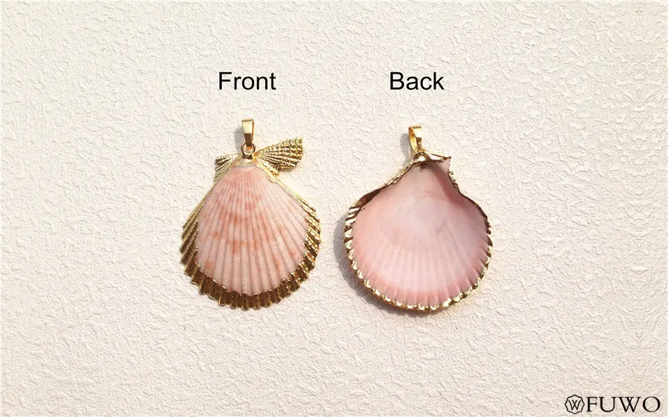 Natural Scallop Shell Pendant 9