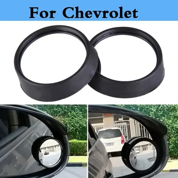 

Auto rearview round mirror black silvery sticker for Chevrolet Corvette Cruze Epica Equinox Evanda HHR Impala Kalos Lacetti