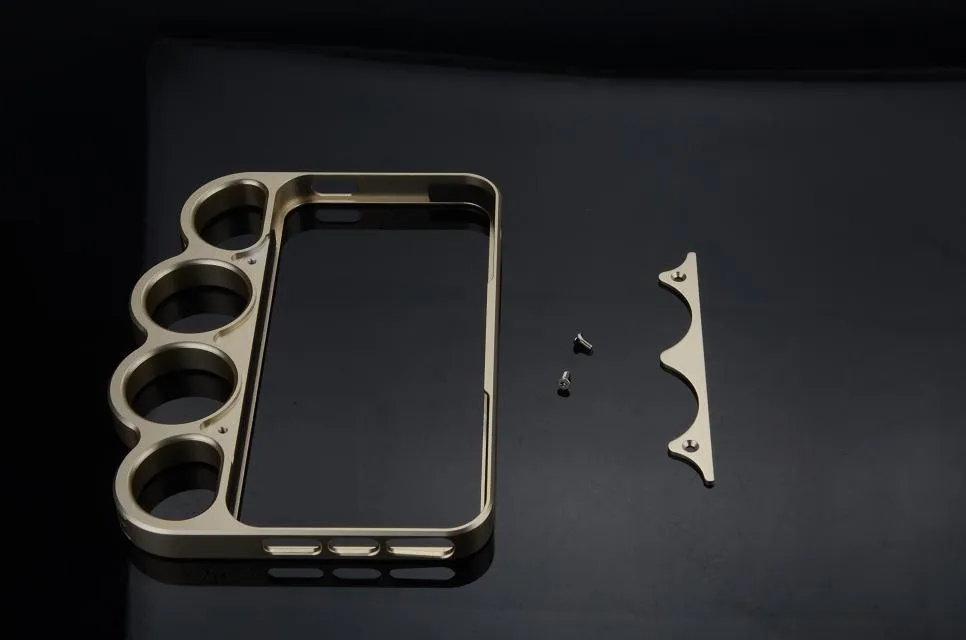 Боксерский бампер из алюминиевого сплава для iPhone 5 5S, Модный чехол для телефона с кольцами на концах пальцев, чехол для iPhone 5G SE