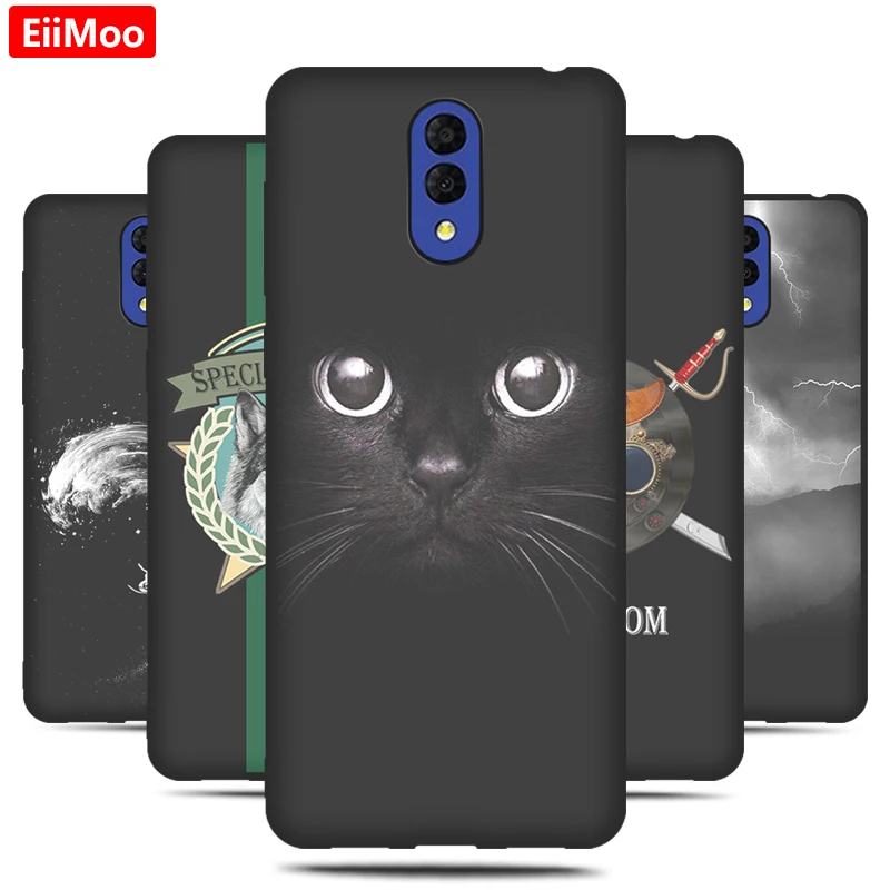 EiiMoo Soft TPU Silicone Case Cover For Alcatel 3L Case 5039 5039D Cute Cartoon Phone Back Coque For Alcatel 3L Case