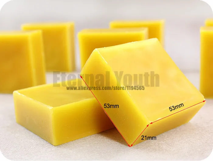 

High Refined 100% Pure Natural 50g Beeswax Cera Flava DIY Lipstick Handmade Soap Base Additives Moisturizing