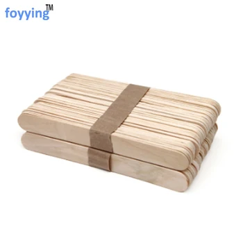 

foyying 25/50/100 pieces disposable tongue depressors hair removal tattoo hair removal tongue stick for beauty tools