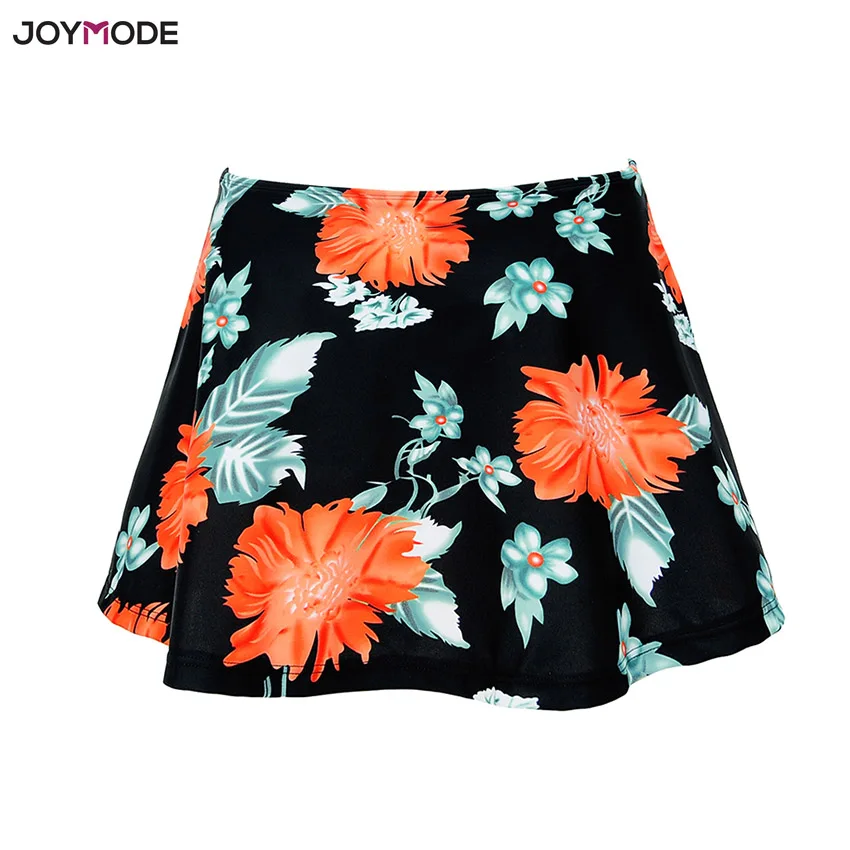 floral swim skirt